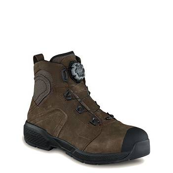 Red Wing Férfi Exos Lite 6-inch Waterproof Safety Toe Munkavédelmi Bakancs Barna